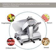 TheLAShop 12" Commercial Electric Meat Slicer Kitchen Butcher Equipment