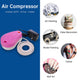 TheLAShop Airbrush Pink Mini Air Compressor w/ Built-in Holder