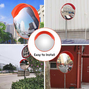 TheLAShop 23" Wide Angle Security Convex Road PC Mirror Driveway Safety