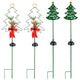 TheLAShop Solar Christmas Tree Stake Lights 2ct/Pack