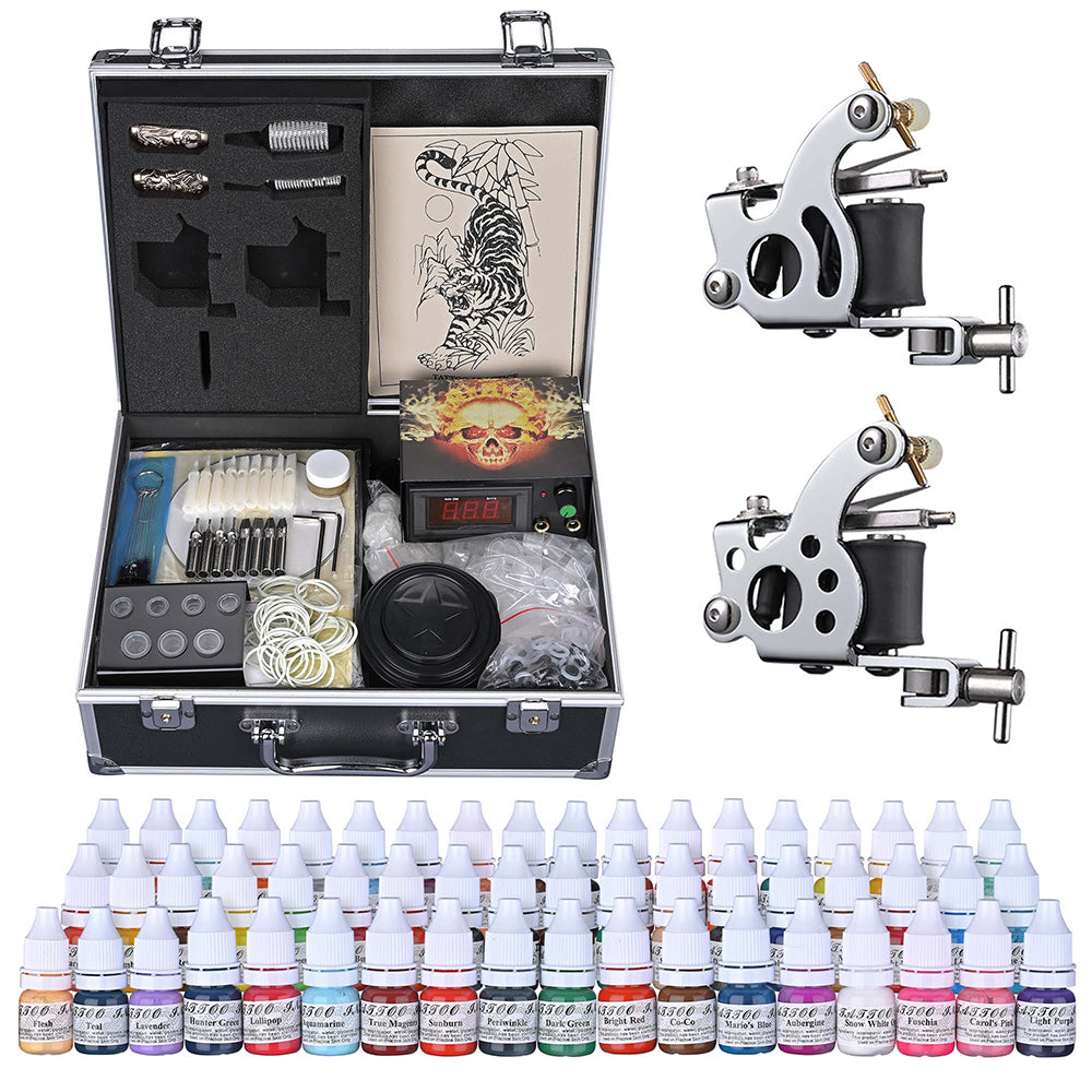 Solong Tattoo® Complete Tattoo Kit 4 Pro Coil Machine Guns TK456 - Solong Tattoo  Supply