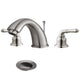 TheLAShop Widespread Bathroom Sink Faucet 2-handle 4"H w/ Drain