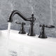 Aquaterior Widespread Bathroom Sink Faucet 2-Handle 6"H
