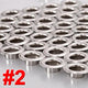 Eyelet Press Machine Grommet Die Set - Size #0, #2, or #4