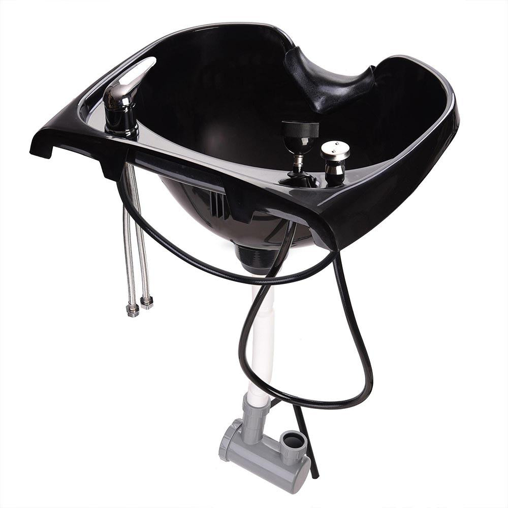 TheLAShop Shampoo Basin Bowl Sink w Sprayer Faucet Neck Rest Hair