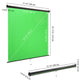 TheLAShop Retract Green Screen Streaming Chroma Key Background 7x6ft Image