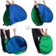 TheLAShop Chromakey Collapsible Blue Green Screen with Stand 5x7ft Image