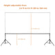 TheLAShop 8x10 ft Backdrop Stand for Party Decoration Baby Shower Decor Image