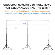 TheLAShop 8x10 ft Backdrop Stand for Party Decoration Baby Shower Decor Image