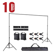 TheLAShop 7x10 ft Backdrop Stand for Party Decorations Portable Support, 10ct/pack Image
