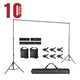TheLAShop 7x10 ft Backdrop Stand for Party Decorations Portable Support, 10ct/pack Image