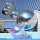 TheLAShop Inflatable Mirror Ball 20"-60" (Iridescent, Gold, Silver, Black Option) Image