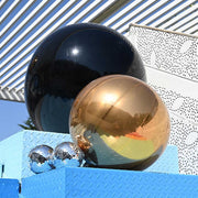 TheLAShop Inflatable Mirror Ball 20"-60" (Iridescent, Gold, Silver, Black Option) Image