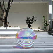 TheLAShop Iridescent Inflatable Mirror Ball for Pool Party & Yacht Boat, 32in Image