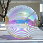 TheLAShop Iridescent Inflatable Mirror Ball for Pool Party & Yacht Boat, 60in Image