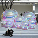 TheLAShop Set of 6 Inflatable Mirror Ball with Pump Event Party Decor Image