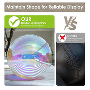 TheLAShop Set of 6 Inflatable Mirror Ball with Pump Event Party Decor Image