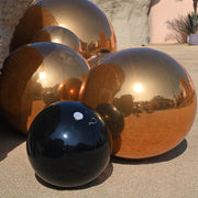 TheLAShop Inflatable Mirror Ball 20"-60" (Iridescent, Gold, Silver, Black Option) Image
