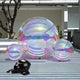 TheLAShop Iridescent Inflatable Mirror Ball for Pool Party & Yacht Boat, 3 Balls+Pump Image