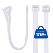 TheLAShop 1000mm 39" Self-Locking Nylon Zip Ties Wraps 20pcs Image
