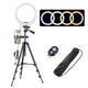 TheLAShop 10in Ring Light with Tripod Stand Kit for Video Photo Image