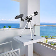 TheLAShop 50mm Astro Refractor Telescope Eyepieces Tabletop for Beginner Image