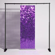 TheLAShop Shimmer Wall Panels Event Signs Party Wedding Backdrops, Purple - 12ct/pk Image