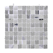 TheLAShop 10'x8' Heavy Duty Shimmer Wall Backdrop for Events Party Decor, Silver Image