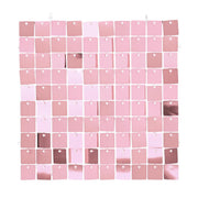 TheLAShop 10'x7' Shimmer Wall Backdrop with Stand for Events Party Decor, Pink Image