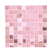 TheLAShop 10'x8' Heavy Duty Shimmer Wall Backdrop for Events Party Decor, Pink Image