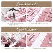 TheLAShop 10'x8' Heavy Duty Shimmer Wall Backdrop for Events Party Decor Image