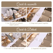 TheLAShop 10'x7' Shimmer Wall Backdrop with Stand for Events Party Decor Image