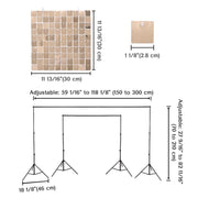 TheLAShop 10'x7' Shimmer Wall Backdrop with Stand for Events Party Decor Image