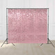 TheLAShop 10'x8.5' Shimmer Wall Backdrop with Stand for Events Party Decor, Pink Image
