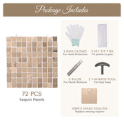 TheLAShop 10'x8' Heavy Duty Shimmer Wall Backdrop for Events Party Decor Image