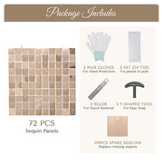 TheLAShop 10'x7' Shimmer Wall Backdrop with Stand for Events Party Decor Image
