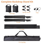 TheLAShop 10'x8.5' Shimmer Wall Backdrop with Stand for Events Party Decor Image