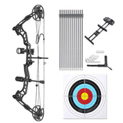 TheLAShop Adults Compound Bow and Arrows(12) Archery Set Image