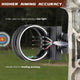 TheLAShop Archery Compound Bow Set w/ 12 Carbon Arrows