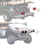 TheLAShop Club Car DS Golf Cart Halogen Headlight Bar LED Tail Light Kit Image