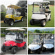 TheLAShop Club Car Precedent Folding Acrylic Golf Cart Windshield Clear Image