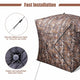 TheLAShop Collapsible Ground Hunting Blind Camouflage Hub Style Image