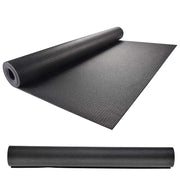 TheLAShop Medium Yoga Mat Gym Floor Mat Black 4mm 6.5x3ft Image