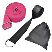 TheLAShop Door Stretch Strap Doorway Yoga Trapeze Belt Anchor, Pink Image