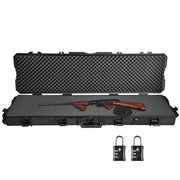 TheLAShop Locking Rifle Case TSA Padlocks with Wheels IP67 53x16x6 Image