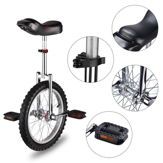 TheLAShop 16 inch Wheel Unicycle Multiple Color