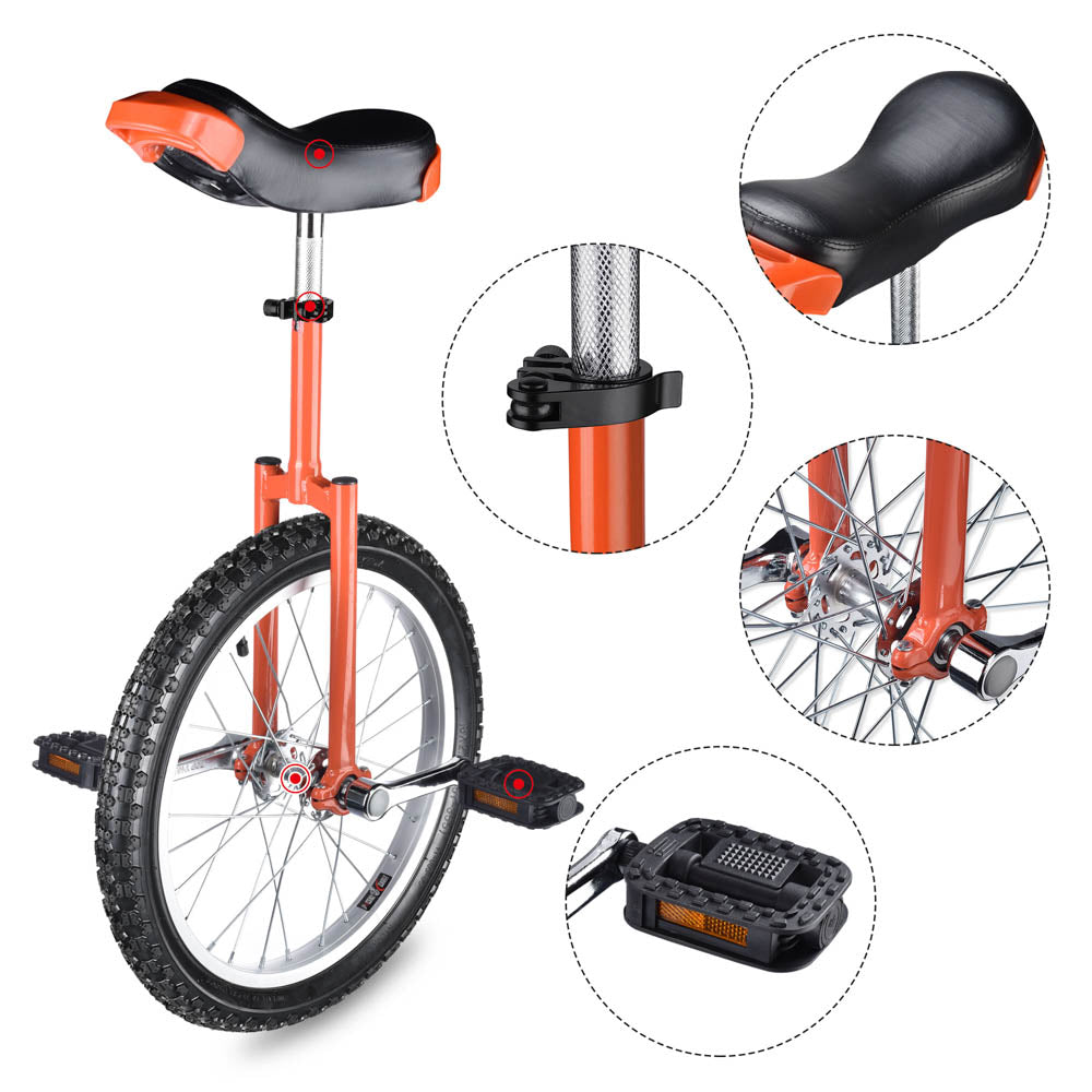 TheLAShop 18 inch Wheel Unicycle Multiple Color