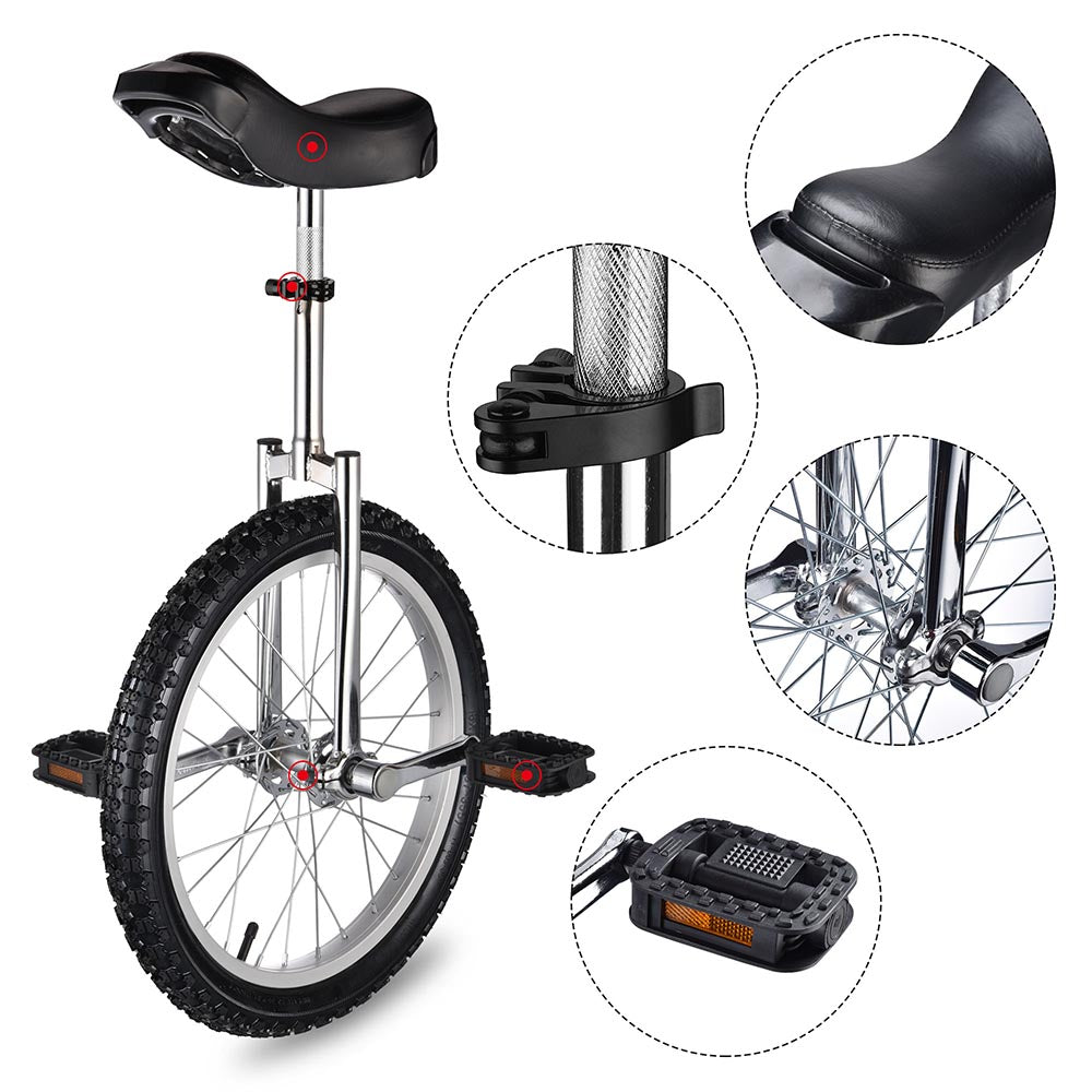 TheLAShop 18 inch Wheel Unicycle Multiple Color TheLAShop