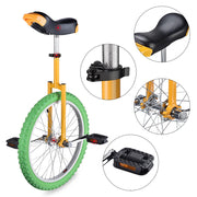 TheLAShop 20 inch Wheel Unicycle Multiple Color