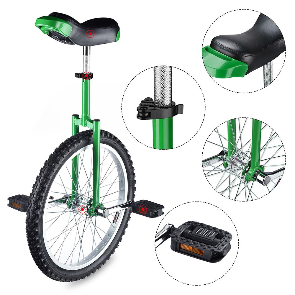 TheLAShop 20 inch Wheel Unicycle Multiple Color